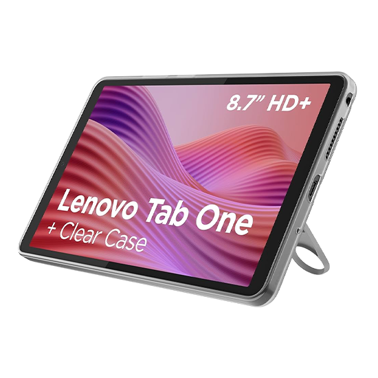 Tablet Lenovo Tab One 4GB RAM 128GB WiFi with Clear Case - Grey 1 Tablet Lenovo Tab One 4GB RAM 128GB WiFi with Clear Case - Grey