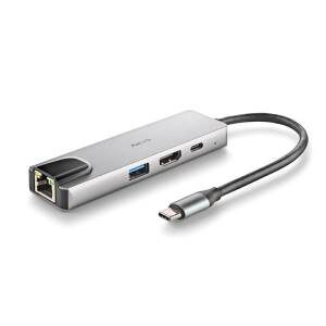 NGS HUB USB-C 4 Porte RJ45 Hdmi Usb-c Usb 3.0 Alluminio 3 ACCPCNGS0066