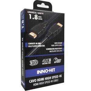 Inno-Hit Cavo HDMI High-Speed 4K HDR 60hz 1.8m Nero 3 ACCTVINH0001