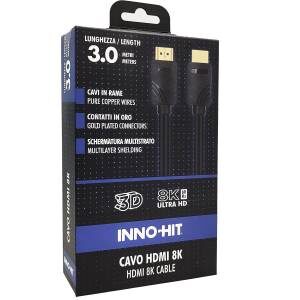 Inno-Hit Cavo HDMI ContattiOro 8K 60hz 3m Nero 3 ACCTVINH0005