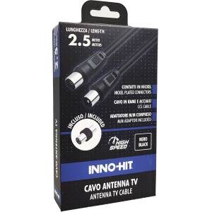 Inno-Hit Cavo Antenna M/F 2.5m Nero 3 ACCTVINH0007