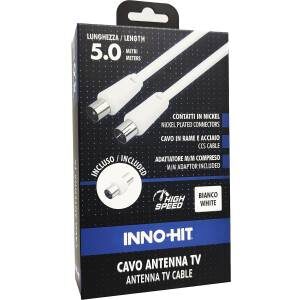 Inno-Hit Cavo Antenna M/F 5m Bianco 3 ACCTVINH0008
