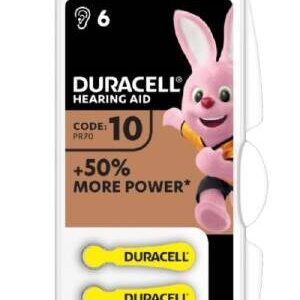 Duracell Batterie AcusticheMedical ActiveAir DA10 1Cnf/6pz