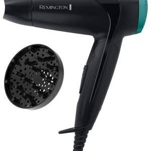 Remington Asciugacapelli D1500 Da Viaggio Pieghevole 2000w Nero