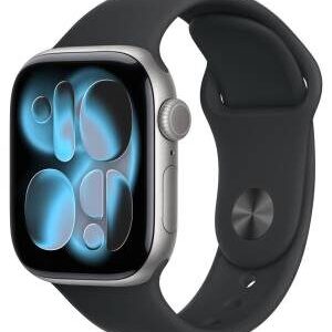 Apple Watch Serie 11 42mm AC/Space Grey SB/Black M/L ITA MEQX4QL/A