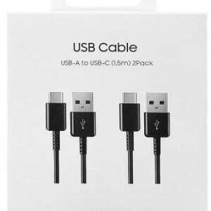 Samsung Cavo USB-A to USB-C EP-DG930MB 1.5m 2-Pack Black