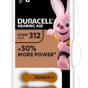Duracell Batterie Acustiche Medical ActiveAir DA312 1Cnf/6pz