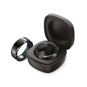 TECHMADE TM-NEXA-BK12 Smartring con Charging Box Black TG 12 21.6mm
