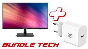 Hikvision Monitor 27" DS-D5027FN01 75Hz + Caricatore Fenner Tech 20w Fast Charge 3 MONPCHIK0008