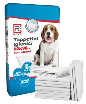 RMove Tappetini Igienici Animali 60x90cm Con adesivi 1Cnf/10pz 3 PETTTRMO0009