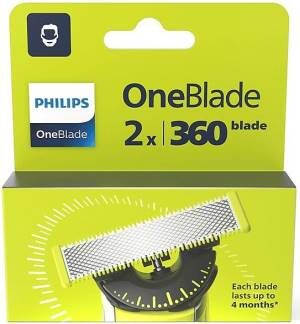 Philips OneBlade 2x Lame di Ricambio 360 QP420/50 3 RASACPHI0003