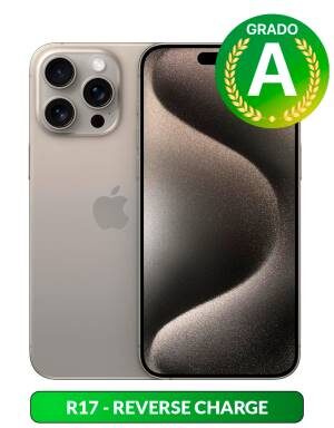 Apple iPhone 15 Pro Max 256GB 6.7" Nat. Tit. Ricondizionato Grado-A 3 SMASMAPP4504